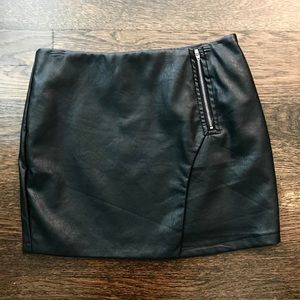 LF faux leather skirt